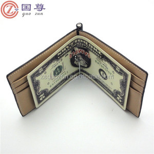 Nouveau <span class=keywords><strong>Cuir</strong></span> Saffiano hommes Mince Portefeuille Pince À Billets <span class=keywords><strong>Porte</strong></span>-Cartes De Crédit Pince À Billets - Product Image 4