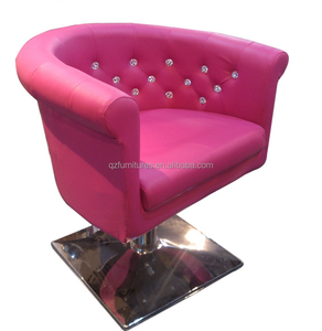 Chaise de salon rose bonbon pour la coiffure et la beauté à vendre QZ-F9002P - Product Image 1