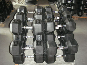 2.5kg to 50kg <strong>Dumbbell</strong> Sets Gym Power Training Equipment <strong>Rubber</strong> Coated Steel Weights in Lbs Hexagon Hex <strong>Dumbbells</strong> Free Weights - Product Image 3