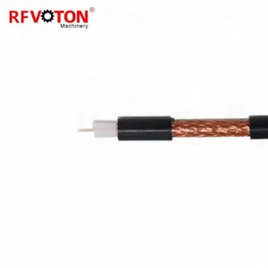 500m 1000m de baja pérdida 50 ohm BC coaxial rg213u rg213 u rg 213 cable coaxial