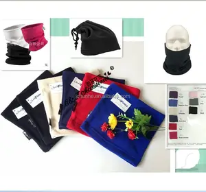 promotional soft & windproof polar fleece neck warmer scarf factory POLYESTER neck gaiters scarf