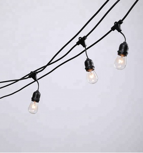 Cable de goma E27, tira de bombillas LED, decoración de fiesta, boda, Navidad, iluminación led - Product Image 2