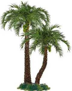 2018 hot sale plastic fake artificial coconut palm tree