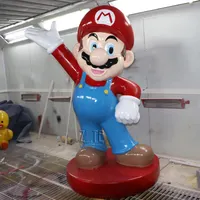 Fiberglass Super Hero Mario Statue