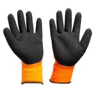 Latex Gloves Manufacturers Labor Protection Gloves Latex Coated Work Gloves