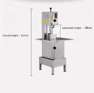 Máy Cưa Toàn Bộ Xương SS Chạy Điện Móc Thịt