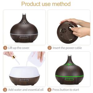 Difusor de aromaterapia de aceite esencial inalámbrico Smart Wifi 400ml con aplicación de teléfono y control de voz - Product Image 2
