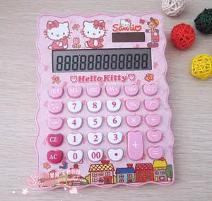 Stock!!! High quality pink calculator for office and school China manufacturer can custom