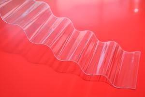 الألياف الزجاجية عززت مرنة من البلاستيك الشفاف المموج ورقة سقف - Product Image 5