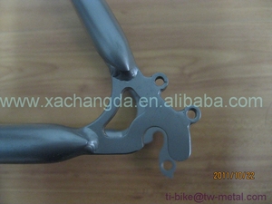 Alta luz y barato marco de bicicleta de carretera 700c carreras de bicicleta de titanio marco de Titanio en china - Product Image 4