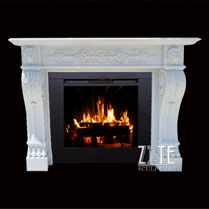 Sculpture détaillée Classique En Marbre Blanc <span class=keywords><strong>Pas</strong></span> <span class=keywords><strong>Cher</strong></span> <span class=keywords><strong>Cheminée</strong></span> - Product Image 6