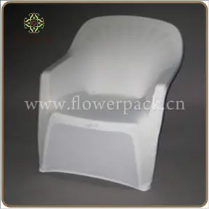 banco de plástico branco spandex tampa da cadeira para