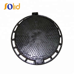 OEM 서비스를 가진 제조자 고품질 EN124 연성이 있는 철 맨홀 하수구 덮개 - Product Image 3