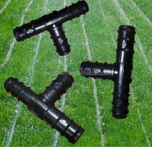 T tee spinato agnail connettore tubo di acqua raccordo per tubo di irrigazione dirp - Product Image 2