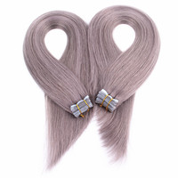 Grand stock de cheveux vierges super double tirés, cheveux à bandes 100% humains Remy brésiliens, importations de cheveux de Chine.
