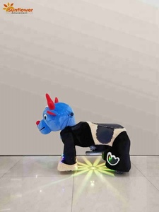 <span class=keywords><strong>Voiture</strong></span> à batterie populaire pour enfants avec animaux en peluche intégrés – Machine de jeu - Product Image 5