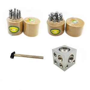 dapping khối với 17 miếng đồ trang sức dapping dapping đấm bộ - Product Image 6