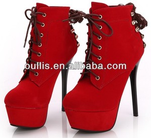 2013 las mujeres de moda los zapatos de tacón alto sexy damas botas de invierno pq2715 - Product Image 1