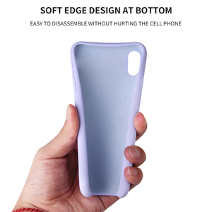 Funda <span class=keywords><strong>de</strong></span> Silicona Líquida Original para XS MAX 11 12 13 14 15 16 17, Antigolpes, Antisuciedad, <span class=keywords><strong>de</strong></span> Buena Calidad - Product Image 5