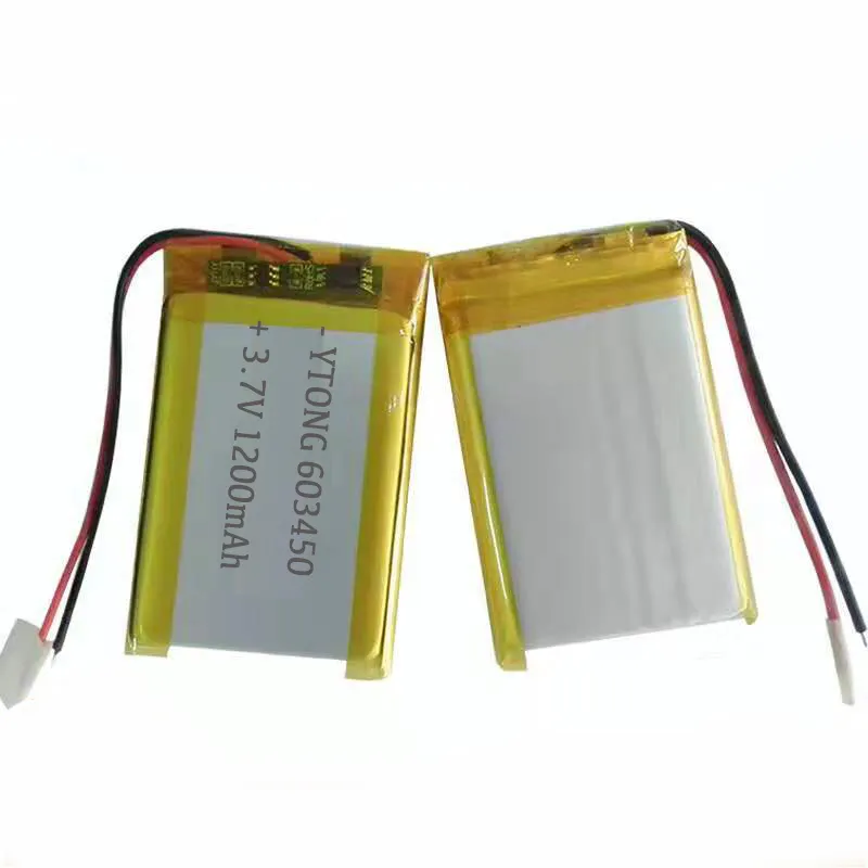 AKZYTUE 3.7V 5000mAh 855887 Lipo Battery Rechargeable Lithium Polymer ion Battery Pack with JST Connector