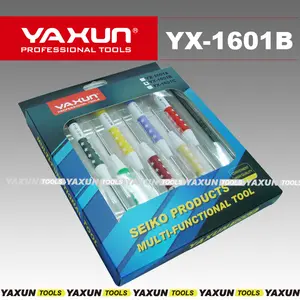 YAXUN YX1601B 필립스 + 1.2/1.5/2.0 별 T3 T5 T6 Pentalobe 0.8 휴대 전화 수리 키트 도구 세트 모바일 수리 스크류 드라이버 세트