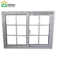 Fenêtres et portes en aluminium avec grille, moustiquaire, écran pliant, ouverture horizontale, style moderne pour usage hôtelier