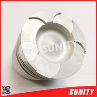Nouveau piston diesel en aluminium SUNITY 727610-22726 Alfin 6CH DT 104mm pour bateaux Yanmar, pièce de rechange taïwanaise
