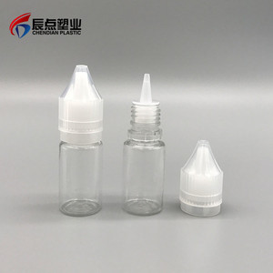 Nuevos productos artículo seguridad jugo <span class=keywords><strong>10</strong></span> ml 20 ml 30 ml plástico PET ámbar cuentagotas botellas con tapa de rosca - Product Image 1