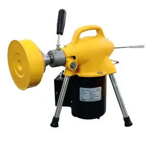 High Quality Drain Cleaner Sectional Sewer Snake Drain Auger Cleaning Machine