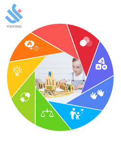 YF-D2745 colorido nuevo diseño superventas niños educación infantil dominó <span class=keywords><strong>de</strong></span> madera - Product Image 4