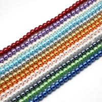 Perles de verre en vrac pour la fabrication de bijoux DIY, fournitures pour chapelets de prière