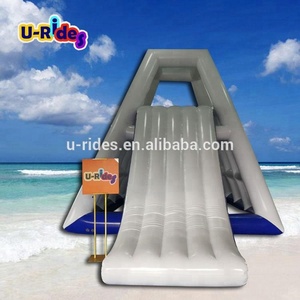 Parque Acuático inflable carrera de obstáculos torre de acción inflable torre de escalada tobogán acuático inflable para lago o mar - Product Image 5