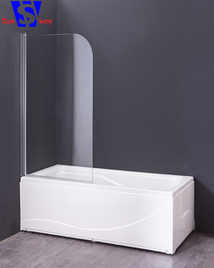 <span class=keywords><strong>140</strong></span>*80 cm Chrome petite taille baignoire pliant <span class=keywords><strong>porte</strong></span> de <span class=keywords><strong>douche</strong></span> en verre - Product Image 3