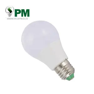 Planta de fabricación de e27 3w 5w 7w 9w 12w 15w 18w iluminación led bombillas de luz