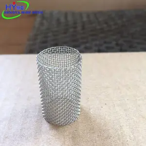 Maglia di acciaio inossidabile cilindro tubo di maglia filo filtro
