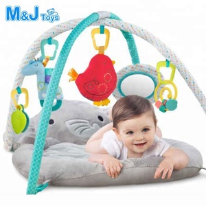 Confort et harmonie éléphant enchanté tapis de gymnastique 2cm d'épaisseur musical et éducatif <span class=keywords><strong>nouveau</strong></span>-<span class=keywords><strong>né</strong></span> à enfant en bas âge <span class=keywords><strong>jouer</strong></span> activité peluche - Product Image 2