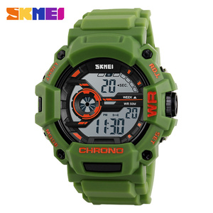 Montres numériques à compteur de pas pour hommes Camouflage Plastic Skmei <span class=keywords><strong>1233</strong></span> - Product Image 4