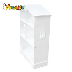 Librería Infantil de Madera con Diseño de Casa de Muñecas, Color Blanco, Modelo W08D015B - Product Image 3