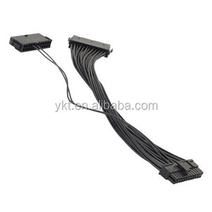 Nero Maniche Lunghe pin IDE Molex a-Port Pin/Pin dispositivo di Raffreddamento Ventola Di Raffreddamento Splitter Cavo di Alimentazione - Product Image 6