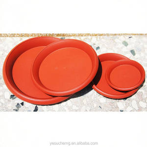 8003-1Aiermei Round Saucer Plastic Flower <b>Pots</b> Dipping Saucer Factory Price - Product Image 3