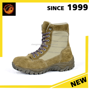 Style américain vert <span class=keywords><strong>militaire</strong></span> hiver en cuir voler bottes gros - Product Image 2