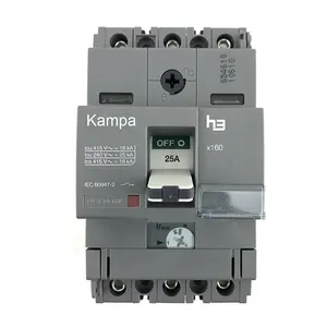Автоматический выключатель H3 в литом корпусе Kampa X160 3P 18ka 125A HDA125Z mccb