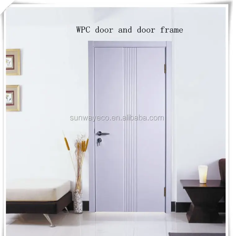 New design WPC door with door frame high quality competitive price