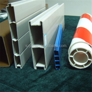300mm width 2mm thickness u-pvc material plastic profile