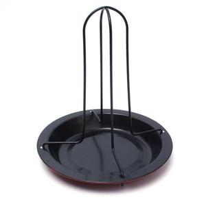 Estante <span class=keywords><strong>para</strong></span> asador de pollo, soporte de pie <span class=keywords><strong>para</strong></span> pavo con cuenco, soporte <span class=keywords><strong>para</strong></span> pollo, estantes <span class=keywords><strong>para</strong></span> asadores verticales - Product Image 2