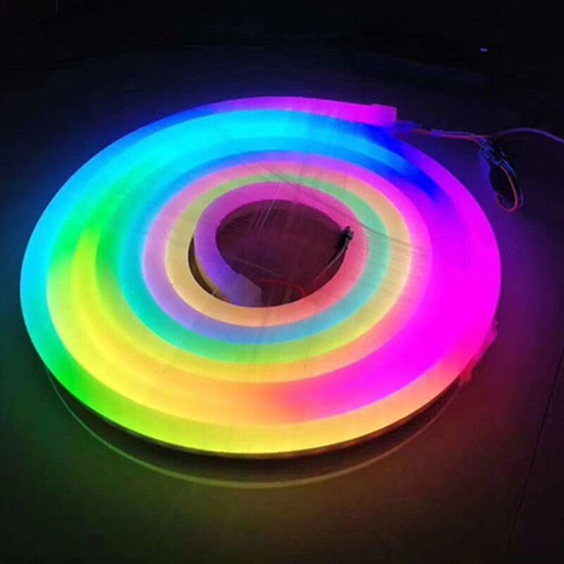 Full Color DMX LED Neon 12v Addressable DMX LED Neon Flex Led Exterior Building Lights