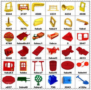 Parti in mattoni Pandatoys 100g-bag n. Blocco 98138 1*1 1x1 giocattoli fai da te in mattoni 1000 + stampi 24 + colori in Stock - Product Image 5