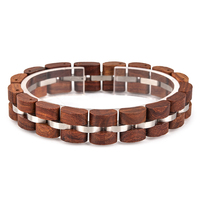 Bracelet en bois vintage fait à la main BOBO BIRD pour femmes, cadeau personnalisé avec logo pour anniversaire