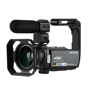 AE8 IR 나이트 비전 4K 해상도 스마트 App 기능 전문 디지털 비디오 카메라