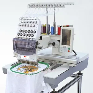 Máquina de bordado para computador cabeça única, venda mais vendidos